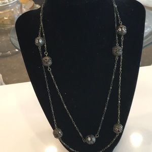 Sorrelli Bronze bauble necklace